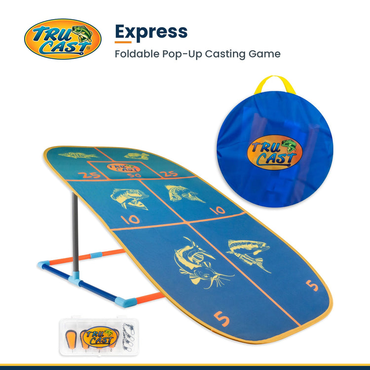 Included in this bundle: TruCast Foldable Express Fishing Game