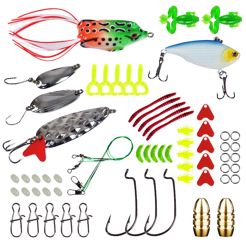 TruCast Bass Lure Kit – Bass Fishing Tackle Set
